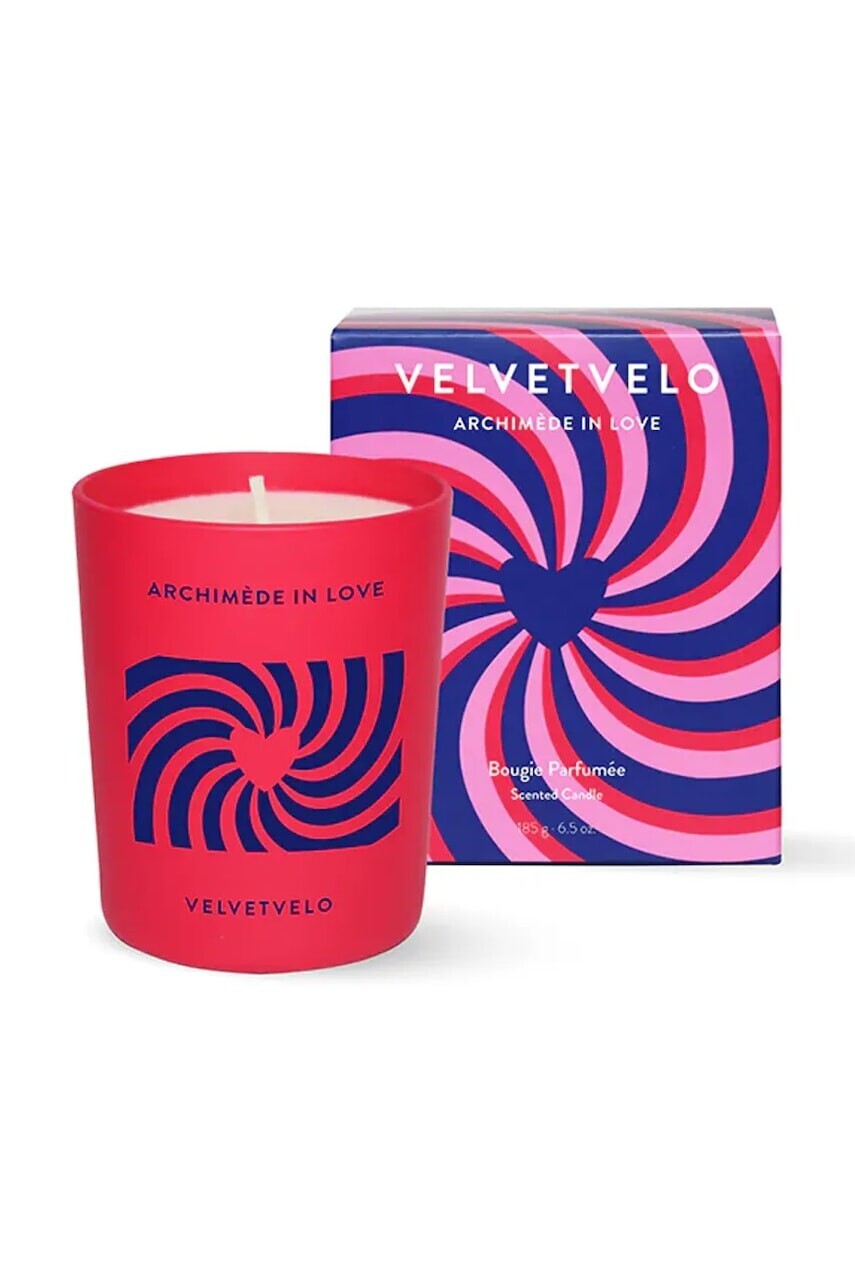Vonná sviečka VELVETVELO Archimede in Love 185 g červená farba, ARCHXXBOU
