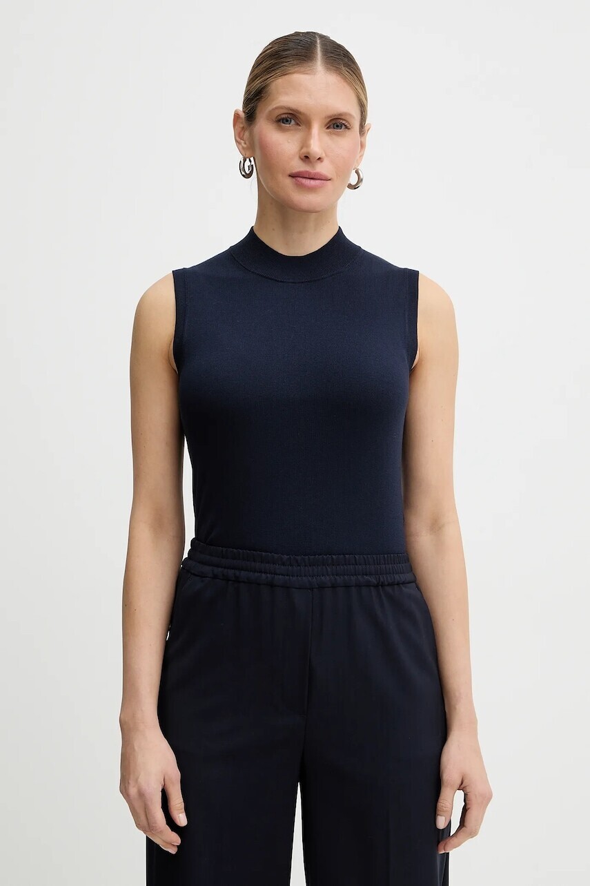 Sveter Weekend Max Mara STALLO tmavomodrá farba, ľahký, 2615361121600