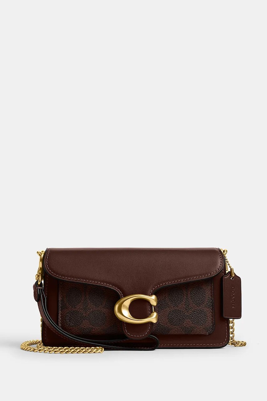 Kabelka Coach Tabby 19 hnedá farba, CCD26