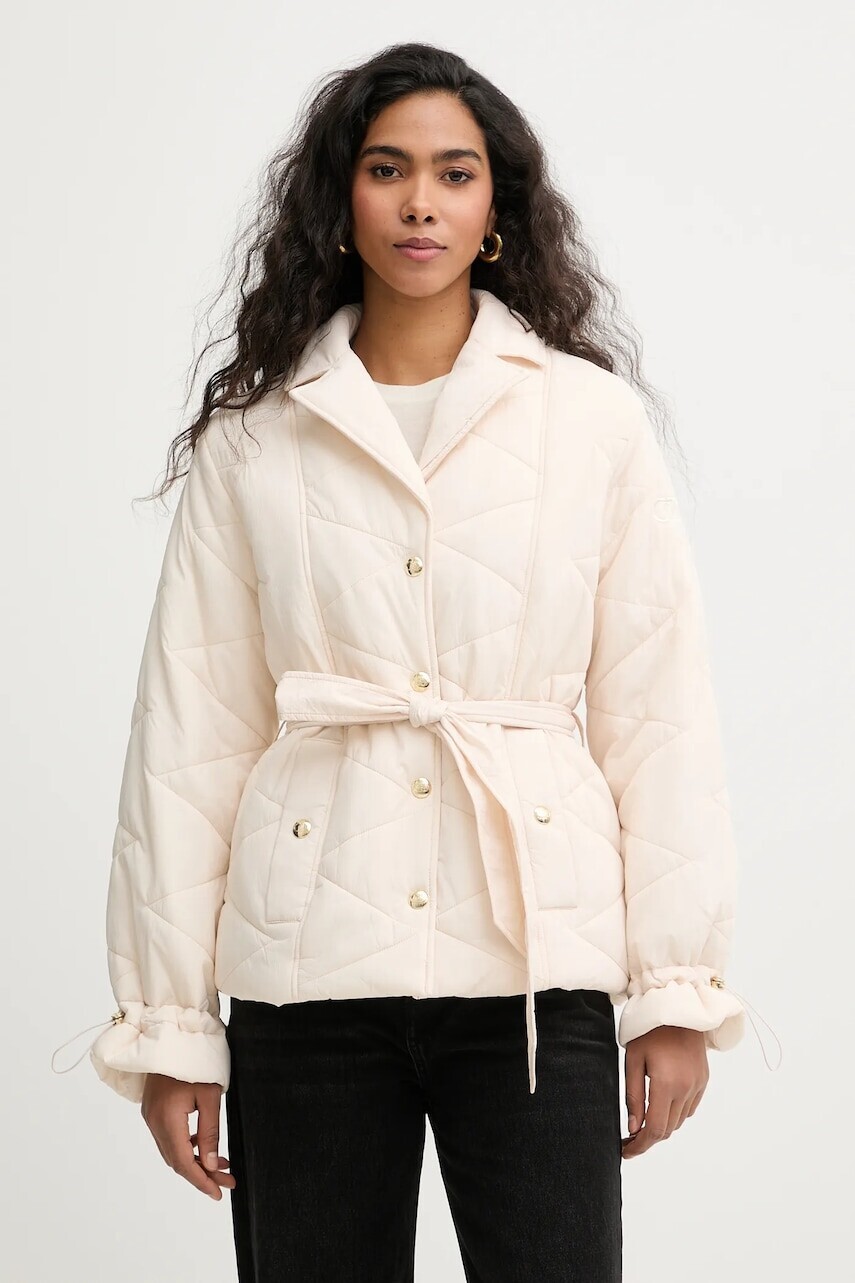 Bunda Liu Jo béžová farba, prechodná, TA6225 T324A