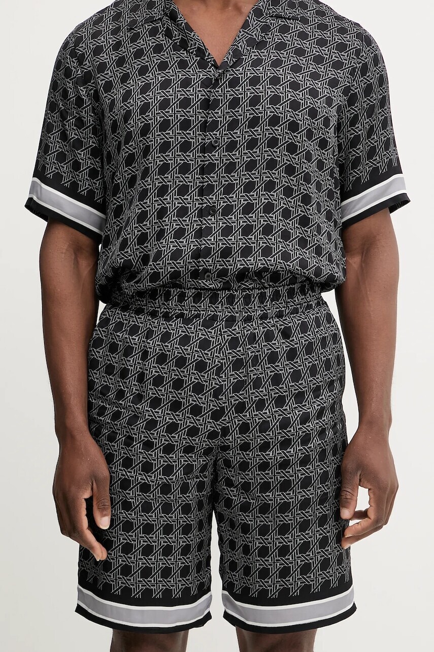 Šortky Karl Lagerfeld čierna farba, 561881.265702