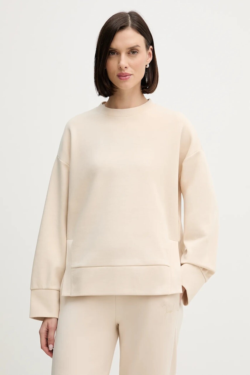 Mikina Joop! béžová farba, jednofarebná, 30100031