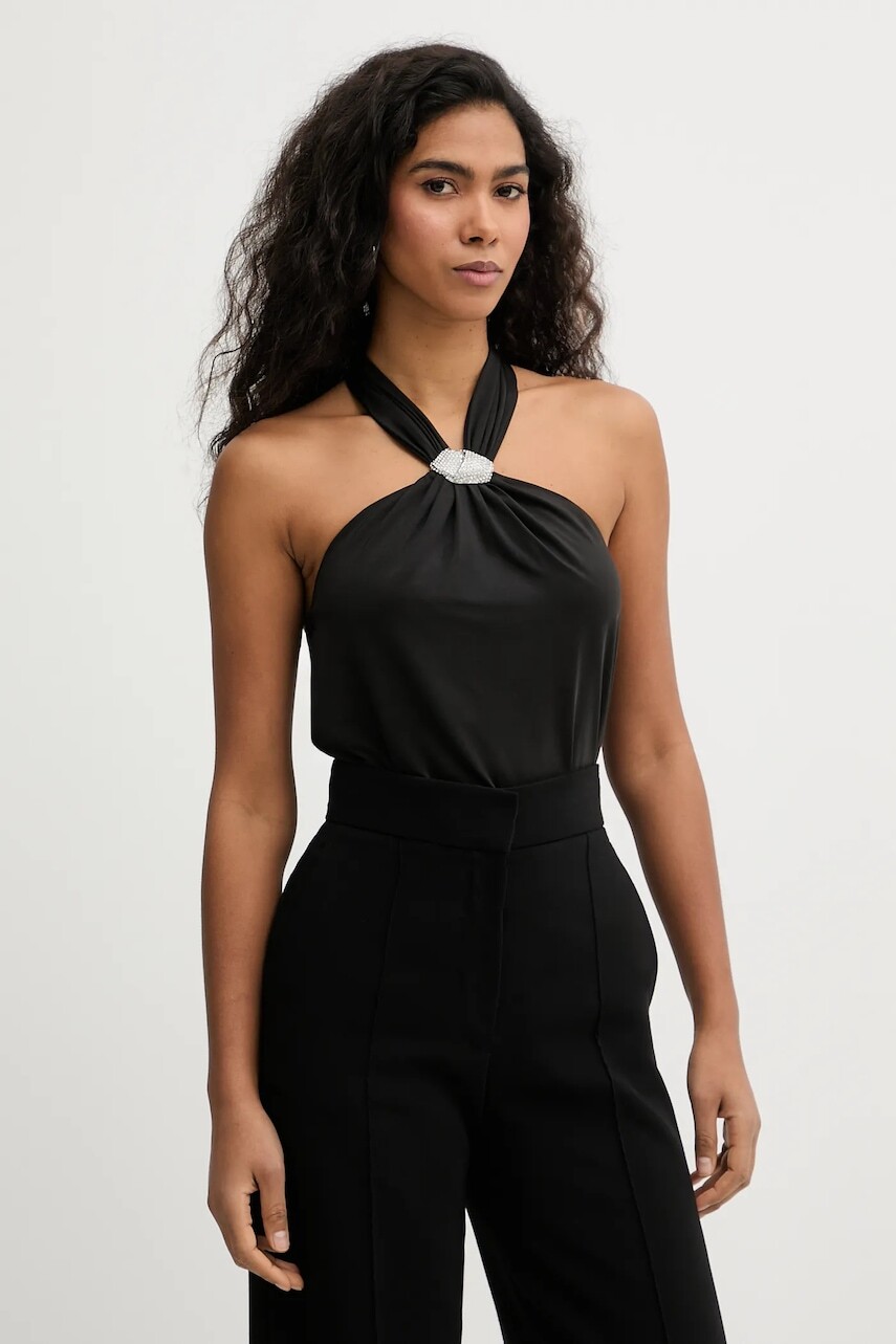 Blúzka Marciano by Guess ELSA čierna farba, jednofarebná, 6RGP01 6262Z