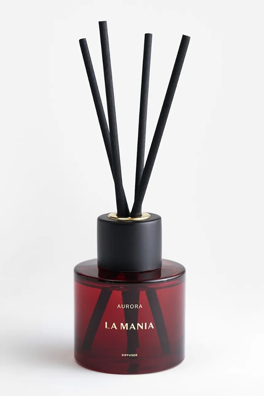 Aroma difuzér La Mania Aurora 100 ml červená farba