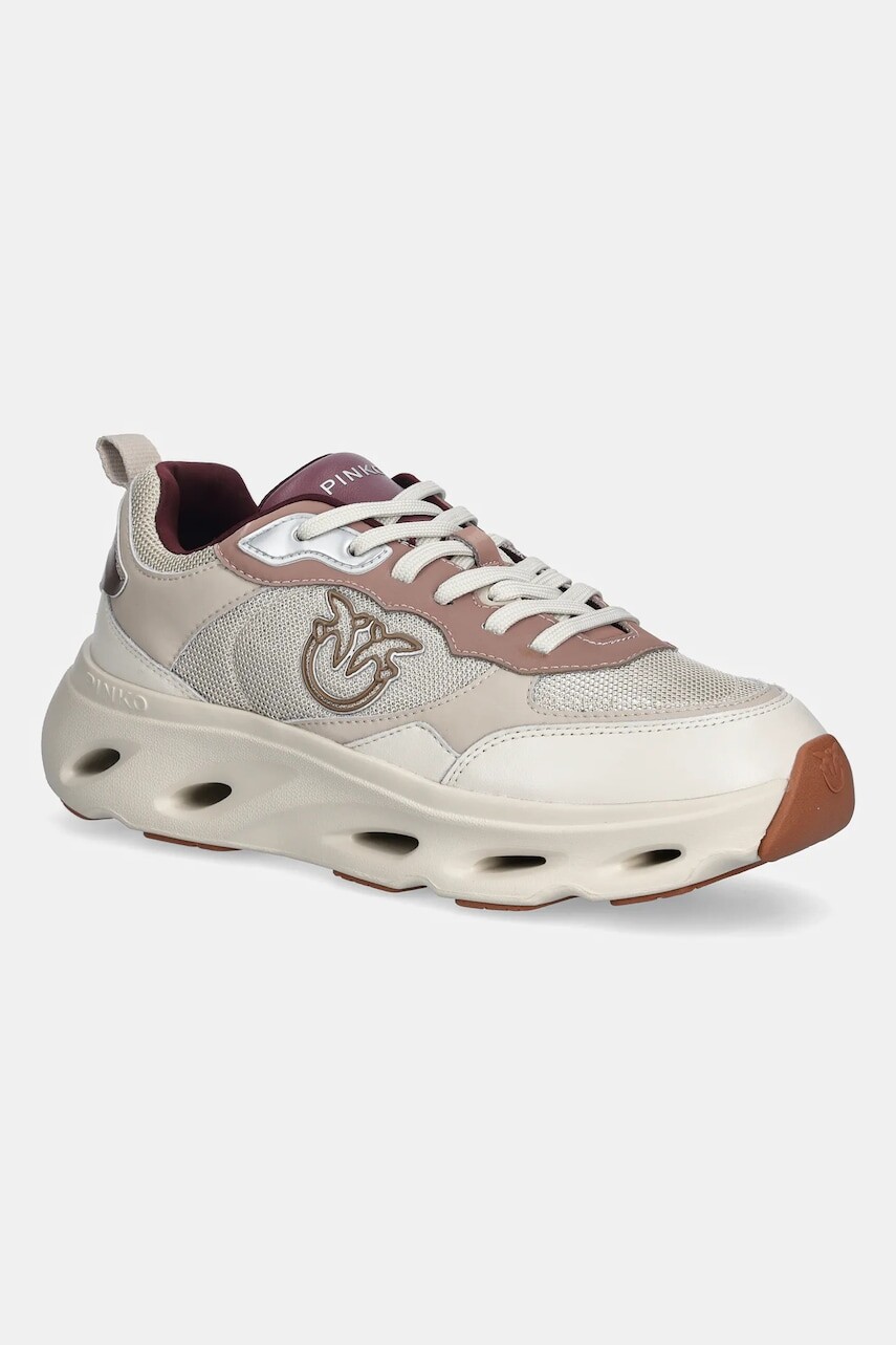 Tenisky Pinko Pink 09 béžová farba, SS0167P132DE9