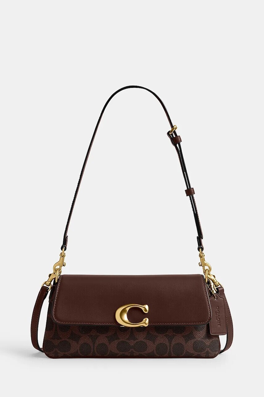 Kabelka Coach Jet hnedá farba, CBA83