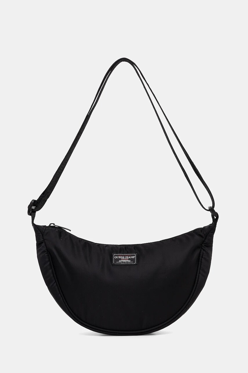 Kabelka Guess Jeans čierna farba, W6RZ16 WK512