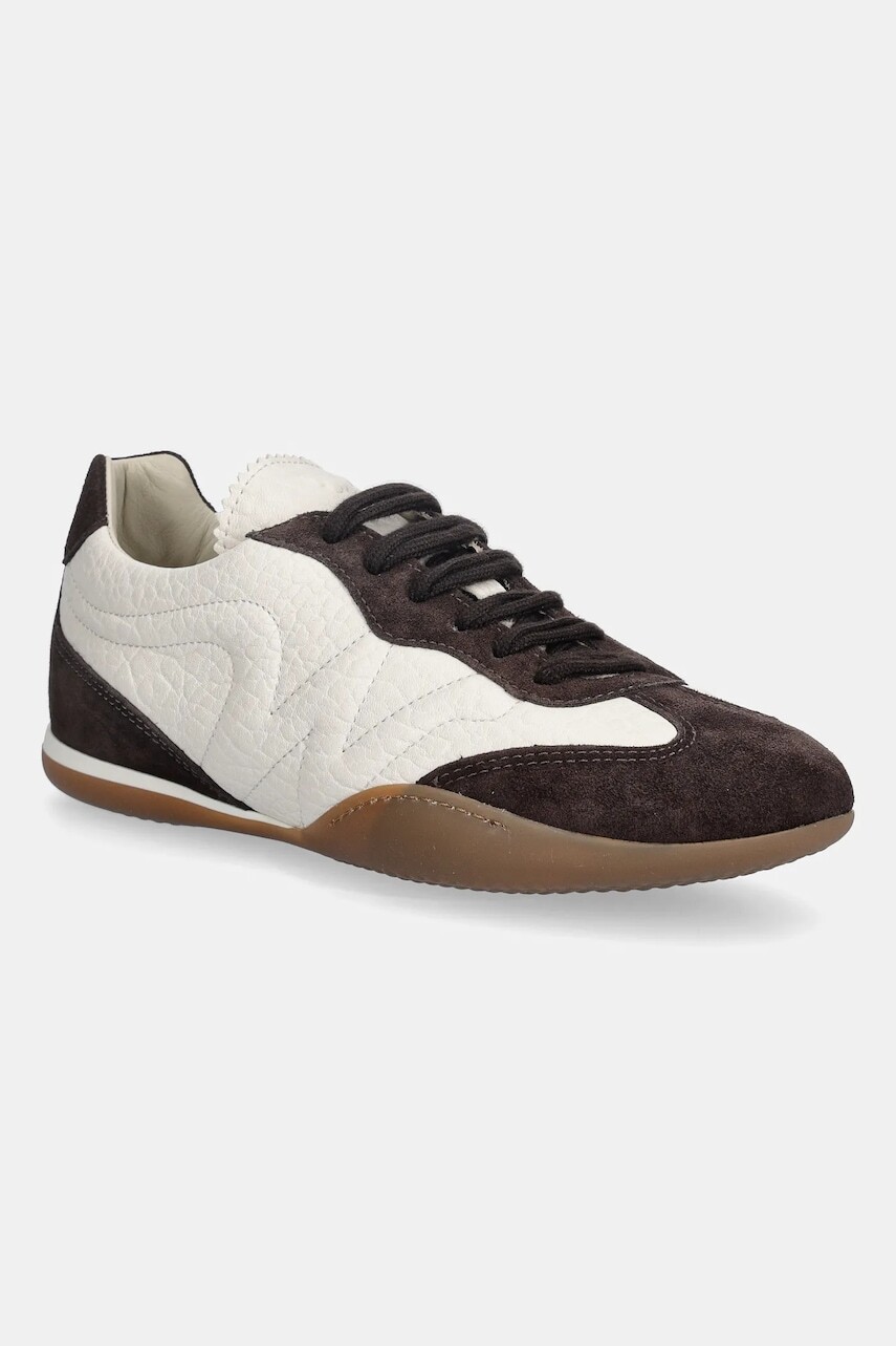 Kožené tenisky Weekend Max Mara Wkalancia béžová farba, 2615761074600