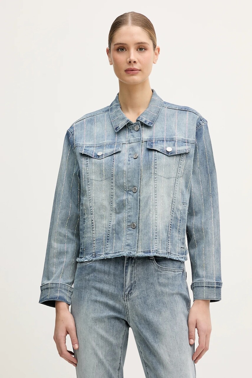 Rifľová bunda Joseph Ribkoff modrá farba, prechodná, 261958