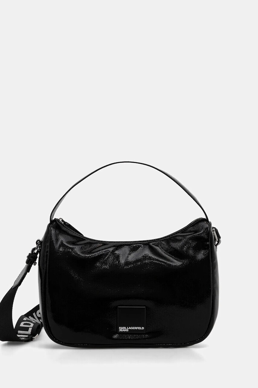 Kabelka Karl Lagerfeld Jeans čierna farba, B1W30140