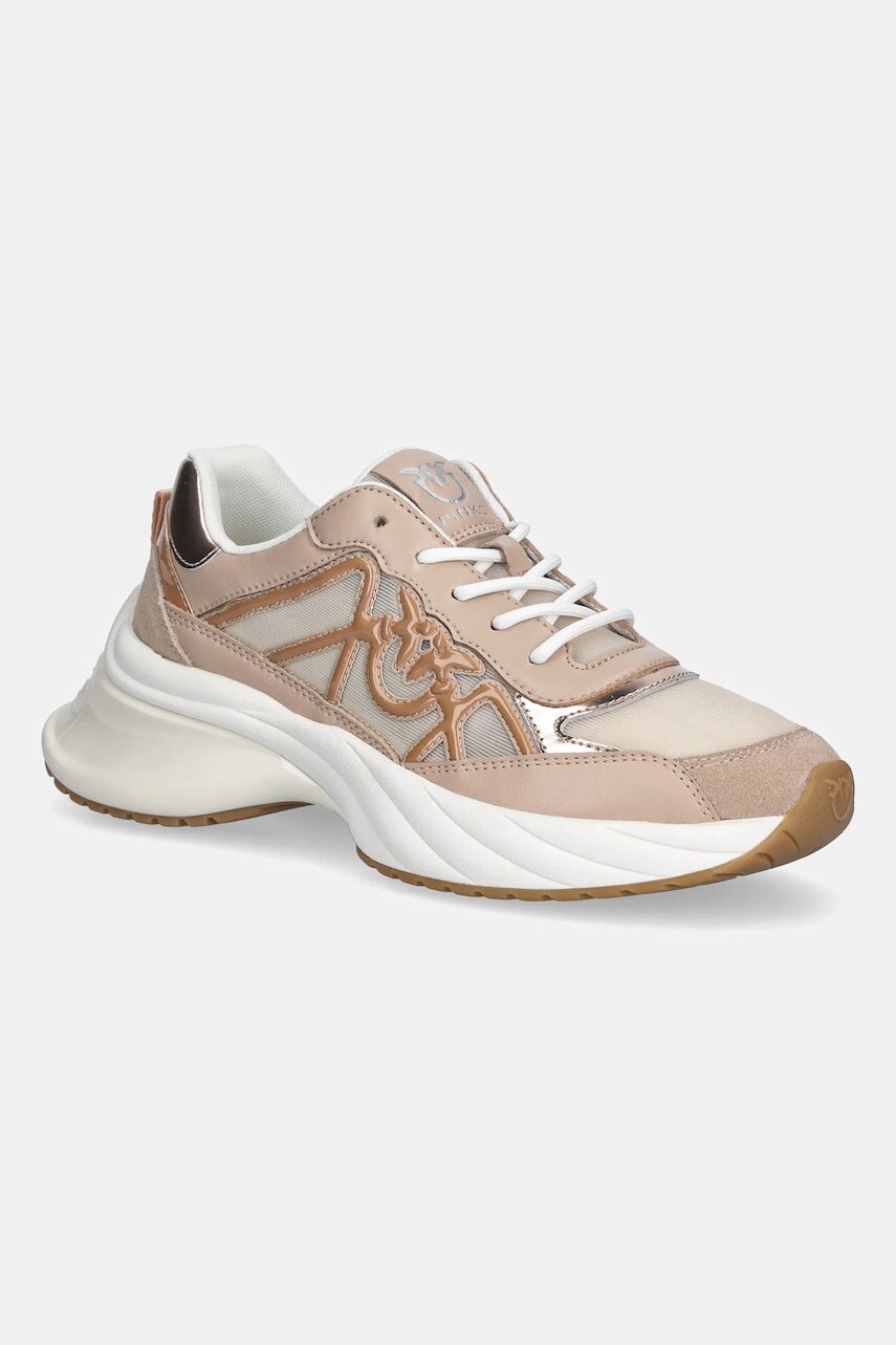 Tenisky Pinko Ariel 33 béžová farba, SS0135P142P26
