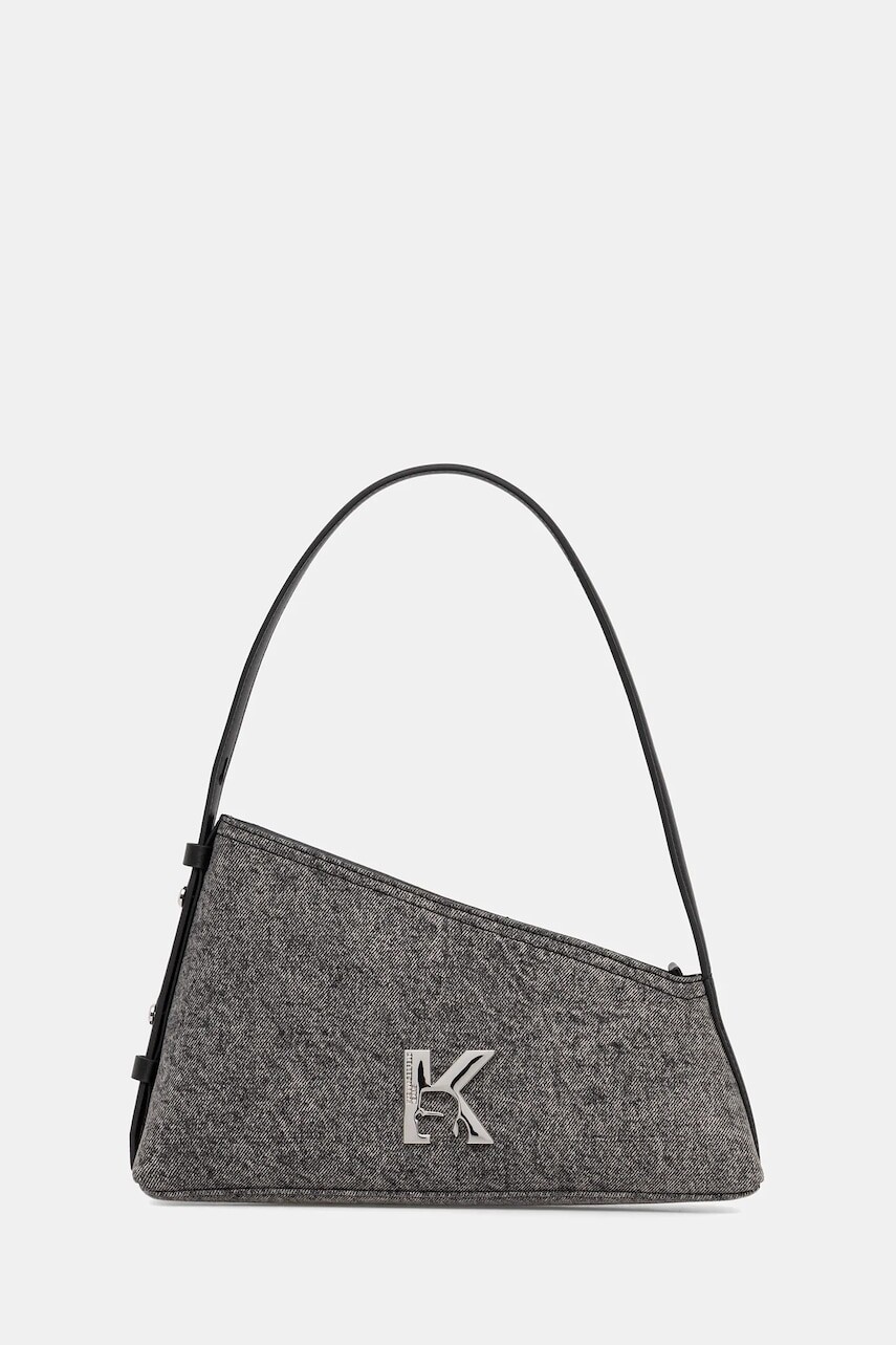 Kabelka Karl Lagerfeld Jeans čierna farba, B1W30183