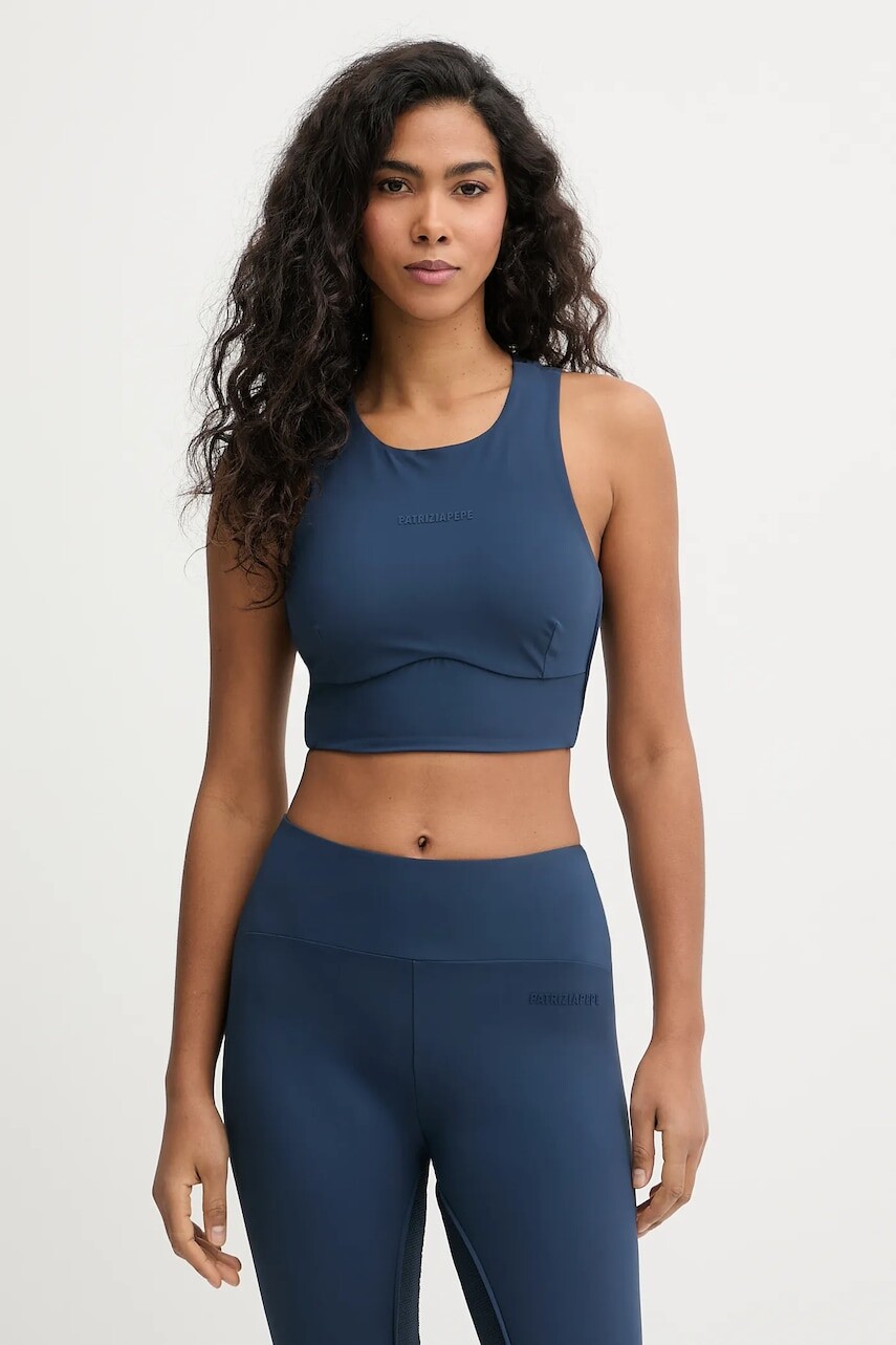 Top Patrizia Pepe modrá farba, 8M1767 JZ26