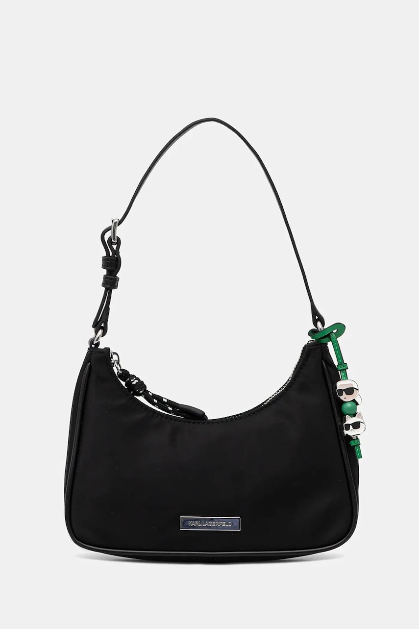 Kabelka Karl Lagerfeld IKON čierna farba, B1W32068