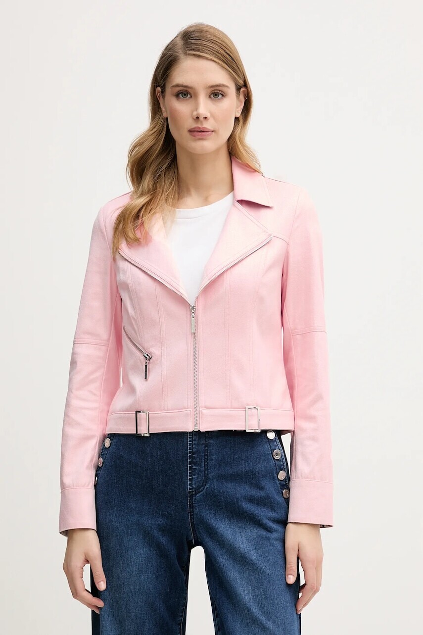 Bunda Joseph Ribkoff ružová farba, prechodná, 261910