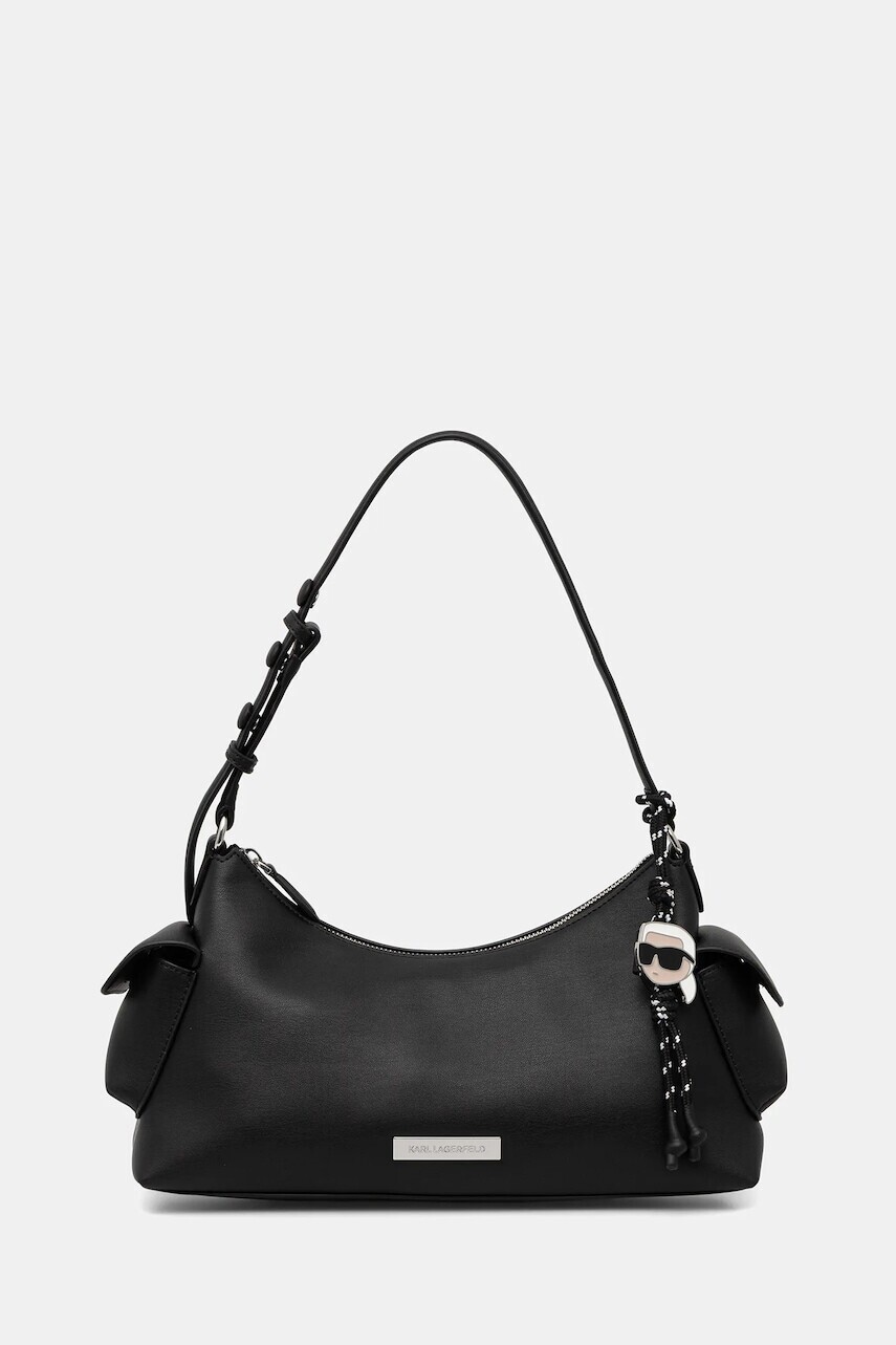 Kabelka Karl Lagerfeld IKON čierna farba, B1W30004