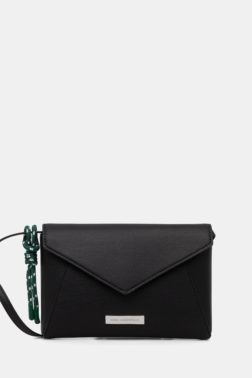 Kabelka Karl Lagerfeld IKON čierna farba, B1W32001