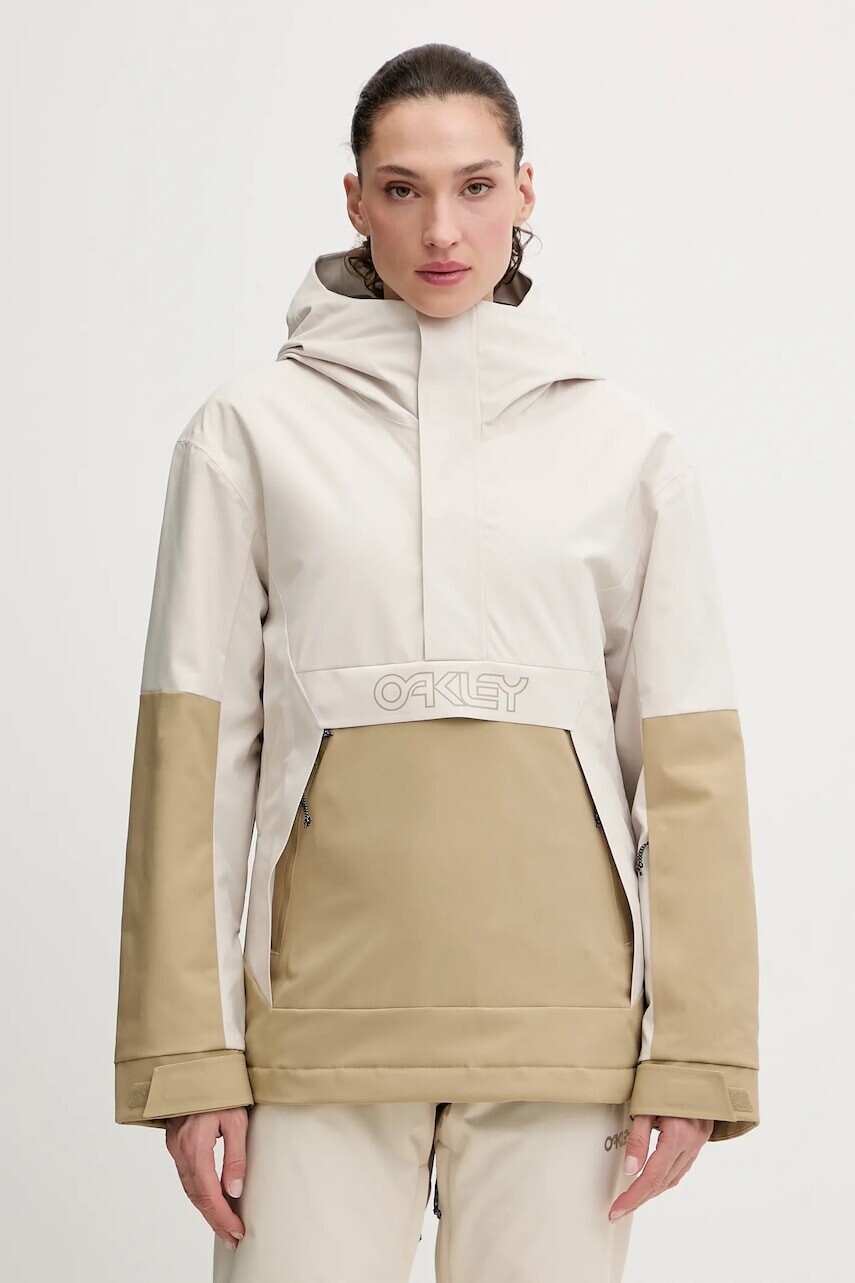 Lyžiarska bunda Oakley TNP TBT béžová farba, FOA500471