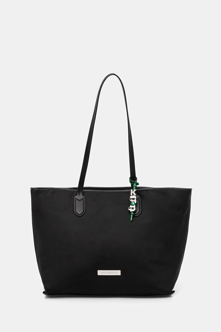 Kabelka Karl Lagerfeld IKON čierna farba, B1W30012
