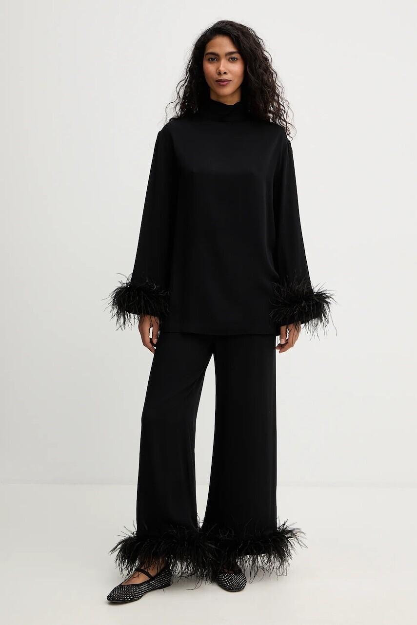 Pyžamo The Sleeper dámske, čierna farba, HC2402BT