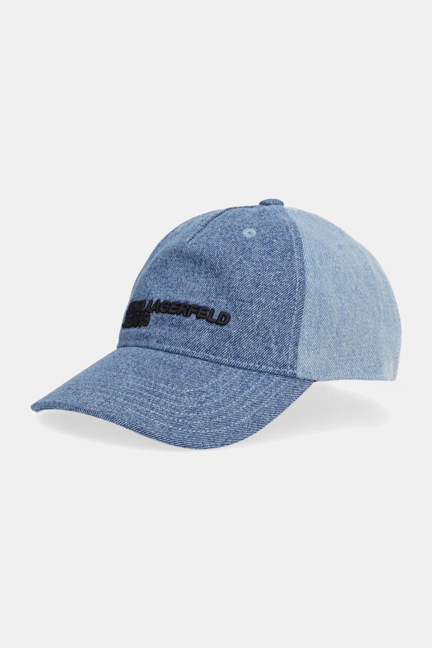 Šiltovka Karl Lagerfeld Jeans modrá farba, B1W33053