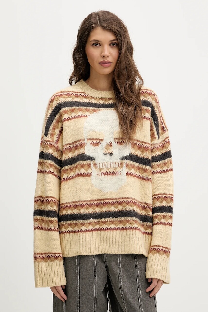 Sveter The Ragged Priest béžová farba, hrejivý, RPAW252051KW