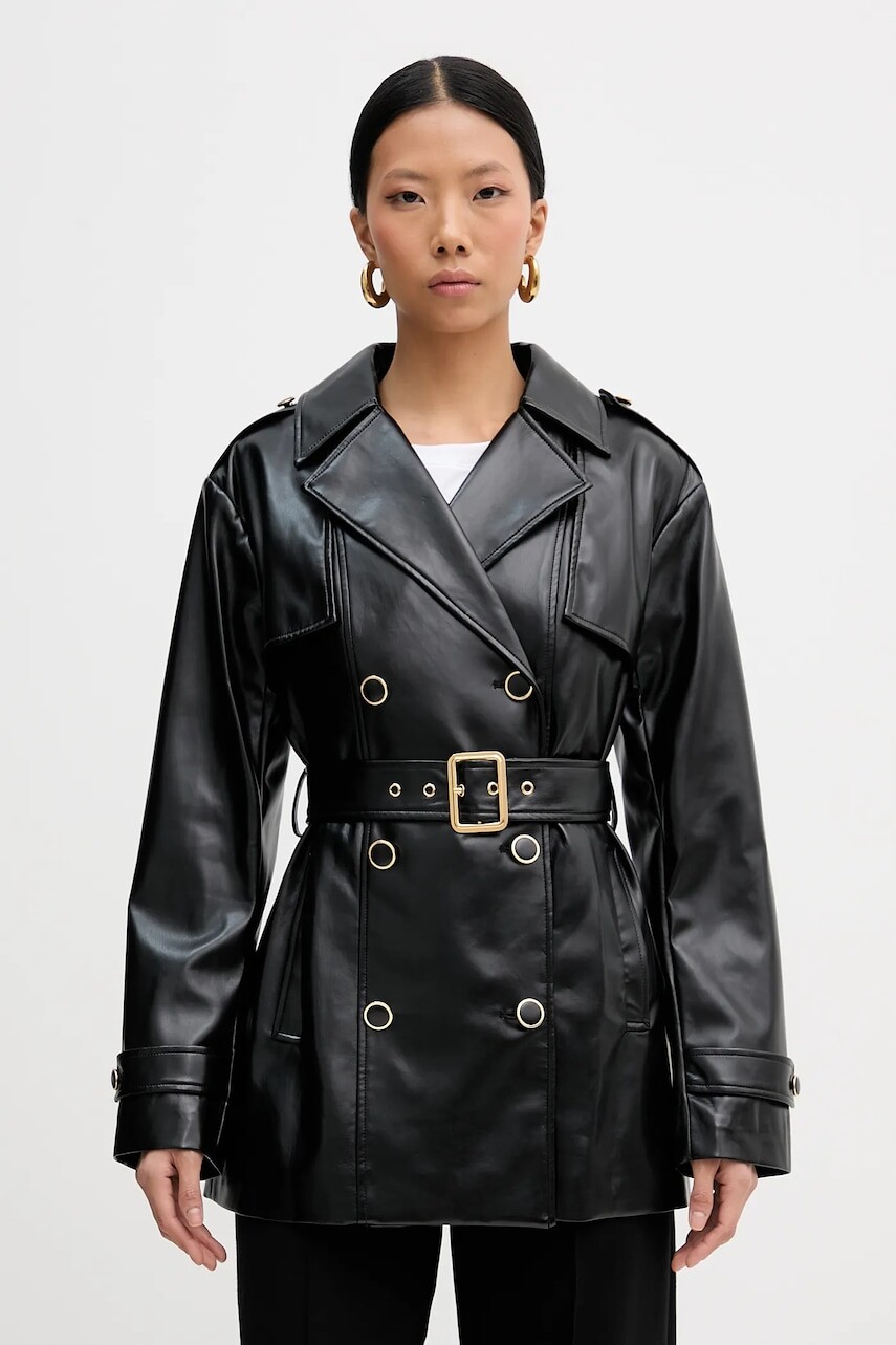 Kabát Marciano by Guess TINA čierna farba, 6RGL10 7363A