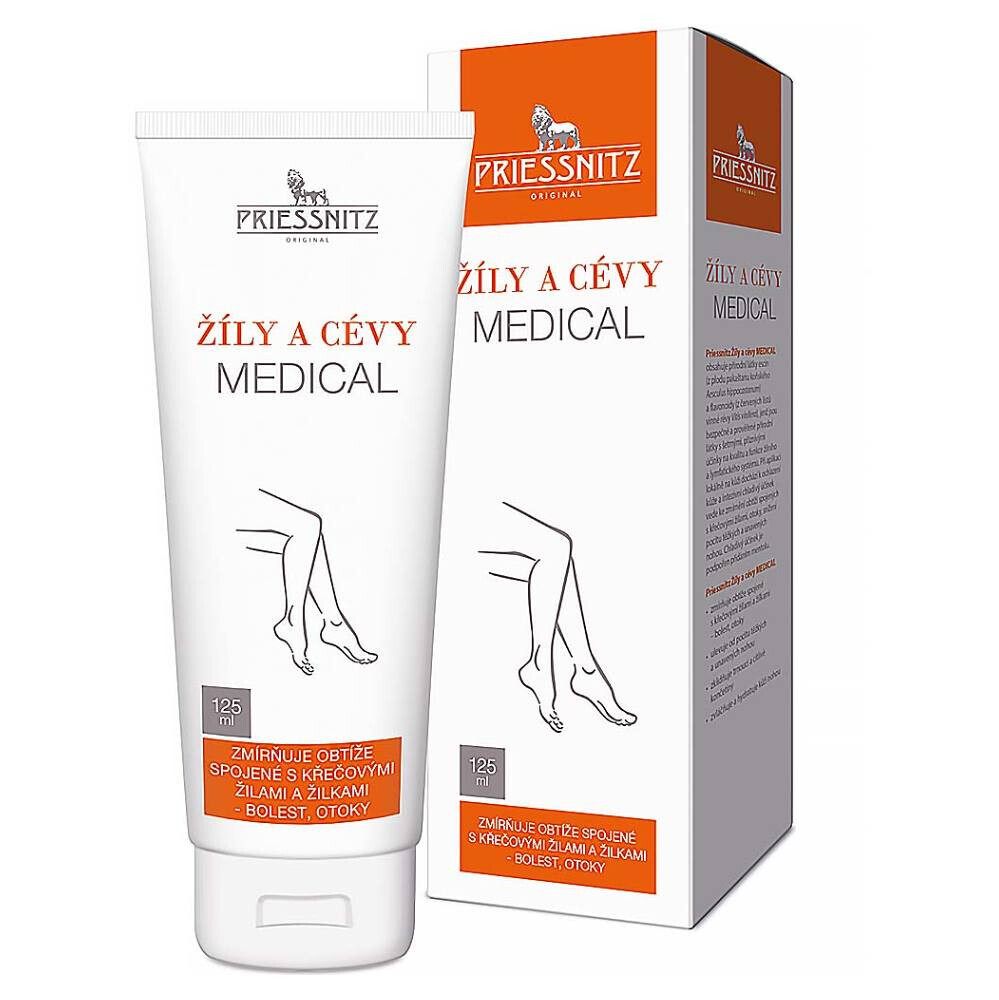 PRIESSNITZ Žily a cievy 125 ml, poškodený obal
