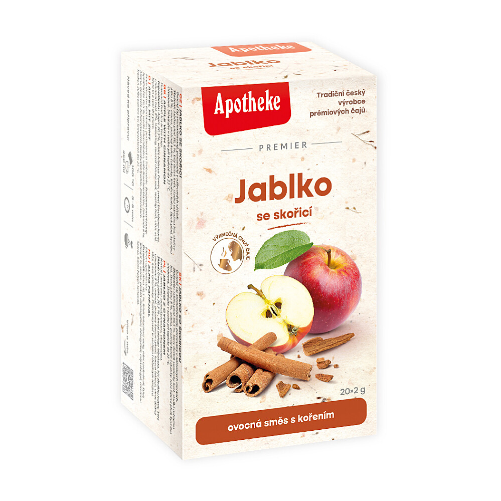 APOTHEKE Jablko so škoricou čaj 20 sáčkov