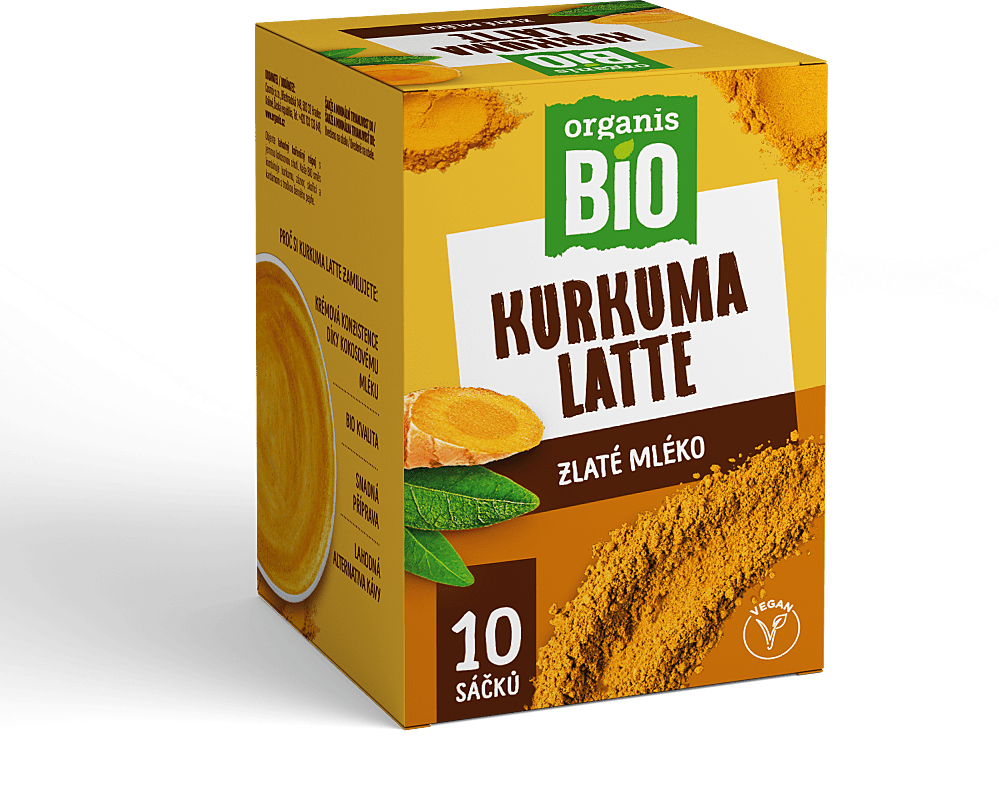 ORGANIS Kurkuma latte BIO 10 x 28 g