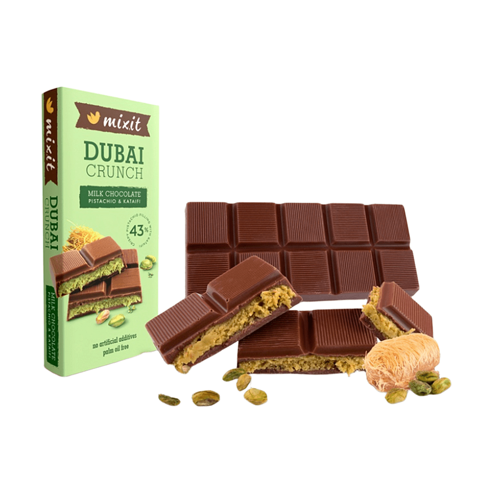 MIXIT Dubajská čokoláda s pistáciovou náplňou 70 g