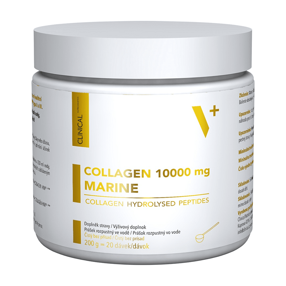CLINICAL Collagen 10 000 mg marine collagen hydrolysed peptides 200 gramov