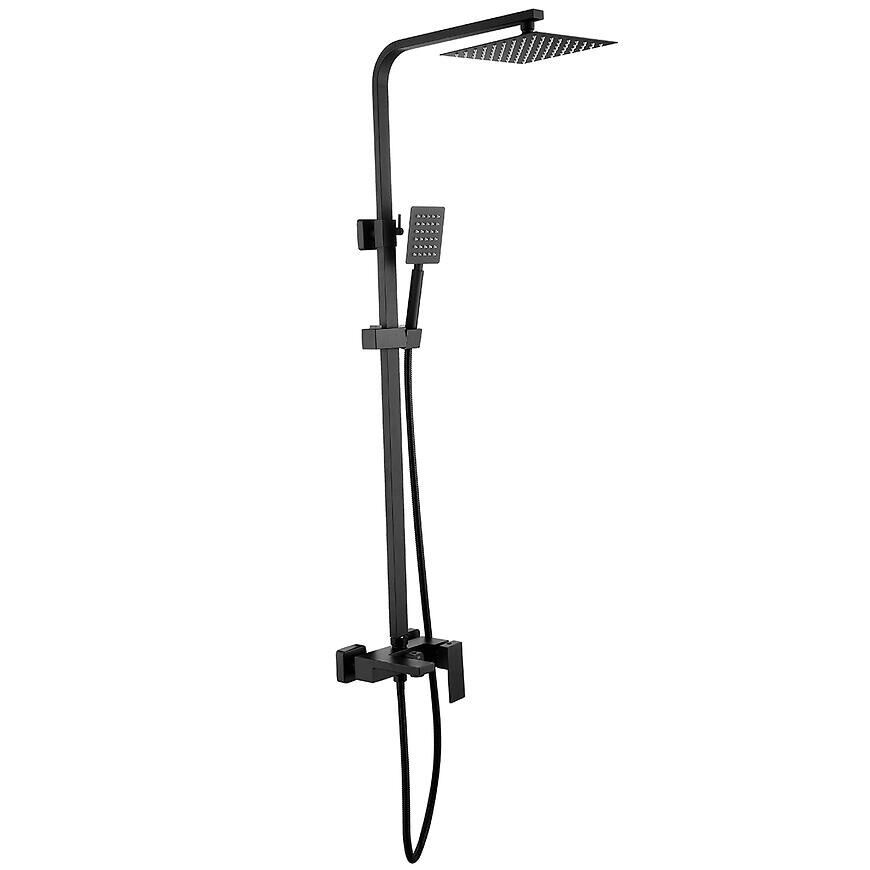 Sprchový a vaňový systém Remi X 1-F čierna