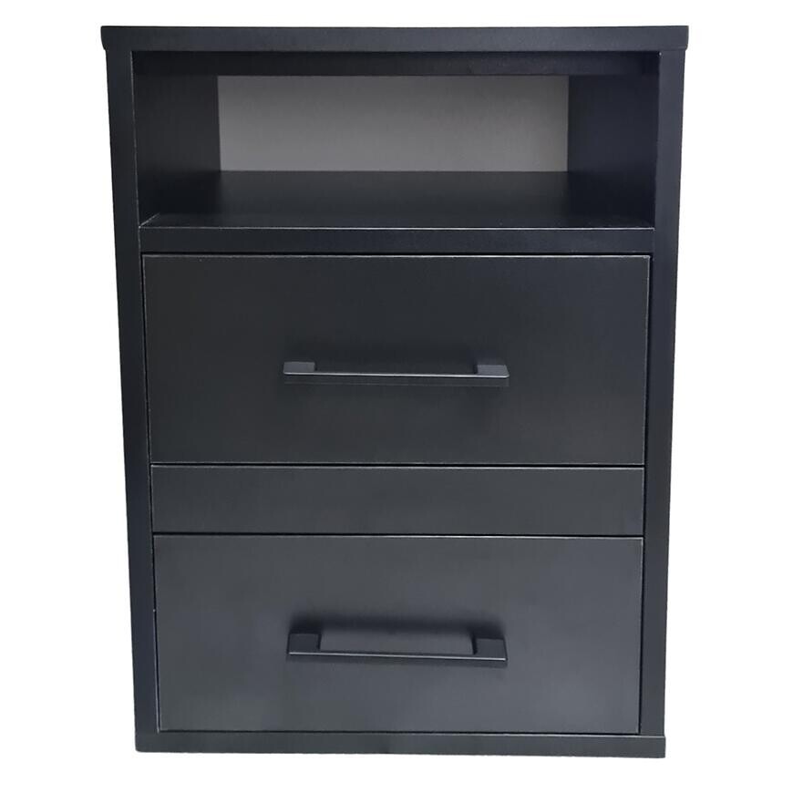 Skrinka na kolieskach 2S čierna