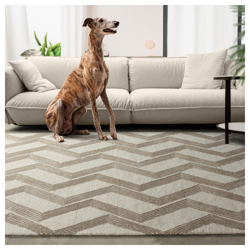 indickynabytok.sk - Koberec WOOD GREEN 160 x 230 cm z pravej vlny