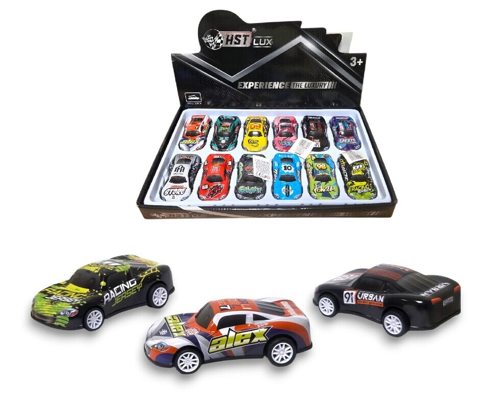 Auto závodné na spätné natiahnutie 10cm