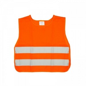 Reflexná vesta pre deti - oranžová
