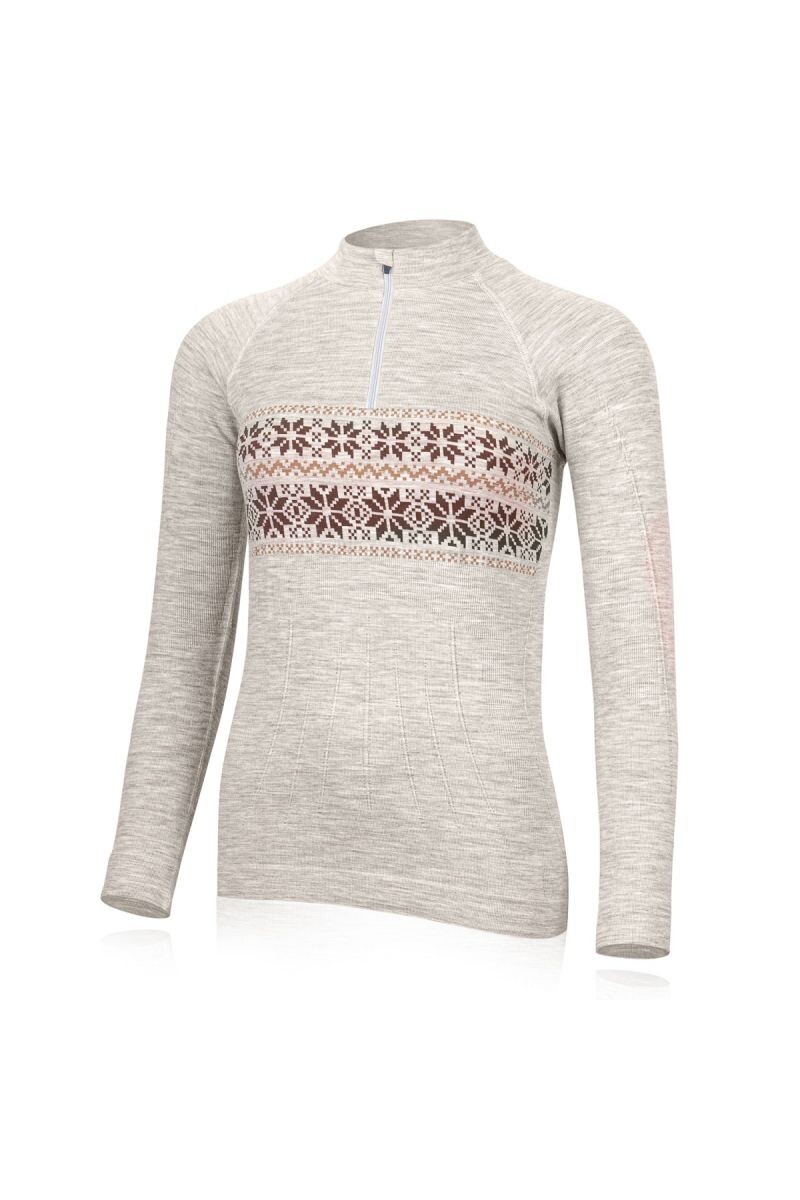 Lasting dámske merino tričko WIGI béžové Veľkosť: XS 8596445036633