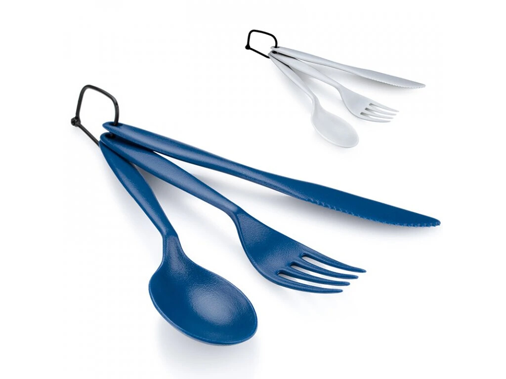 GSI Outdoors Tekk Cutlery Set blue príborový set 090497705267