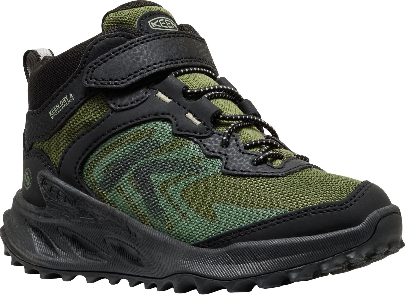Keen ZIONIC MID WP CHILDREN black/bronz green Veľkosť: 30