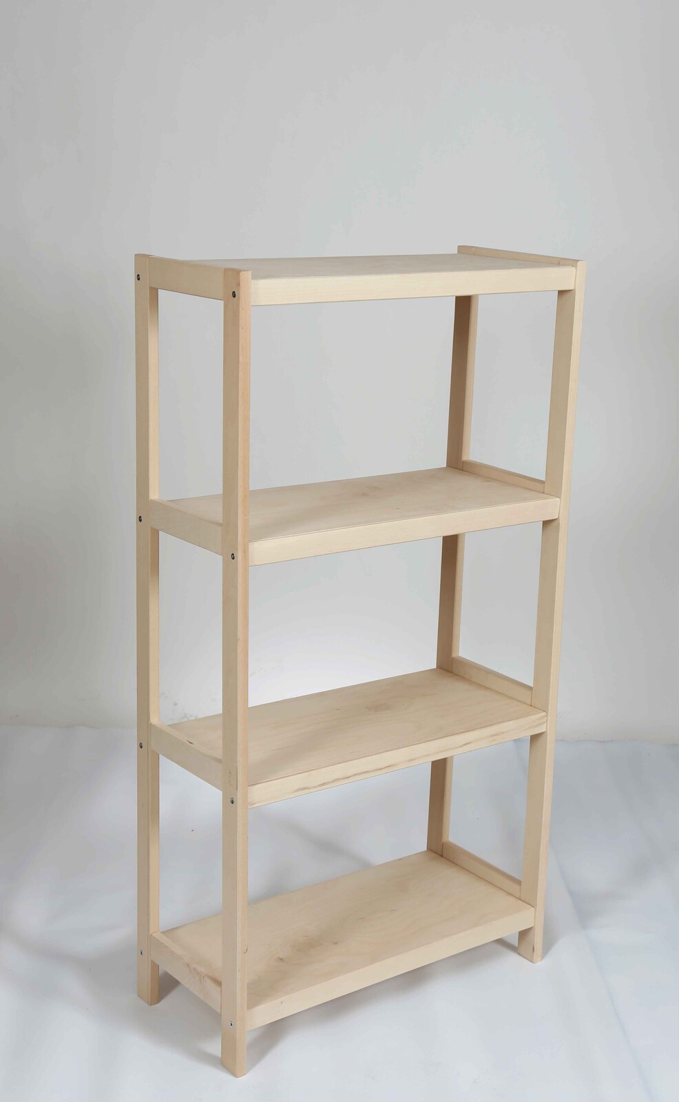 Regál drevený bukový počet políc 4 - 133x80x43 cm