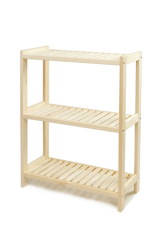 Regál drevený borovicový  PN 3 - 93x70x43 cm