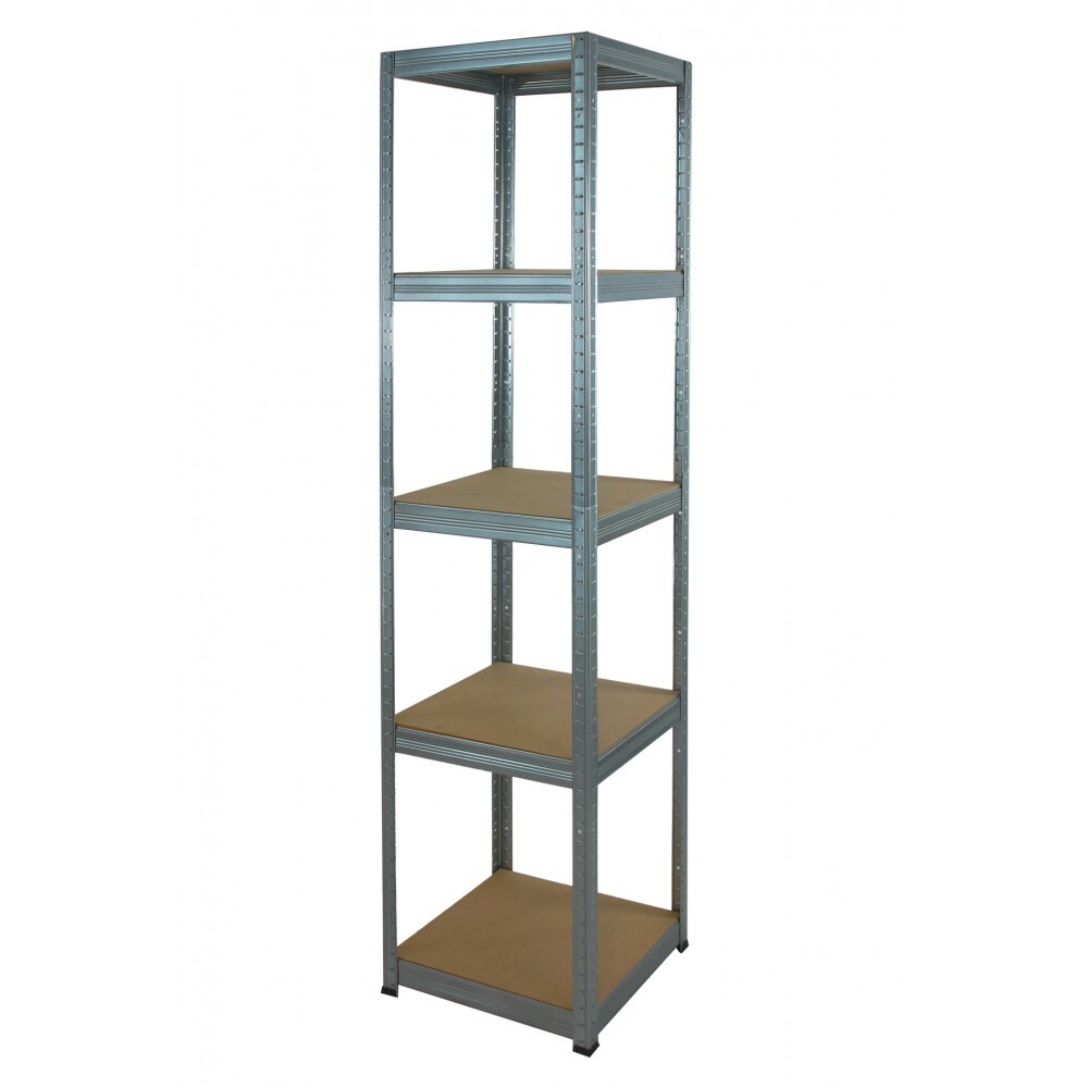 Kovový pozinkovaný regál 180x45x30