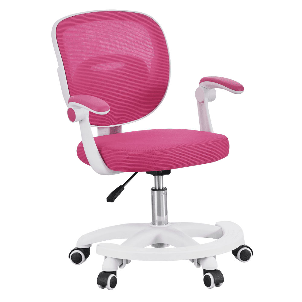 Štýlová otočná stolička TRIXI TYP 2, malinová/biela