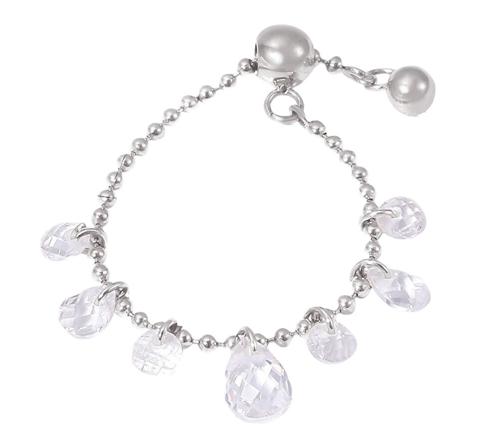 Troli Trblietavý retiazkový prsteň z ocele