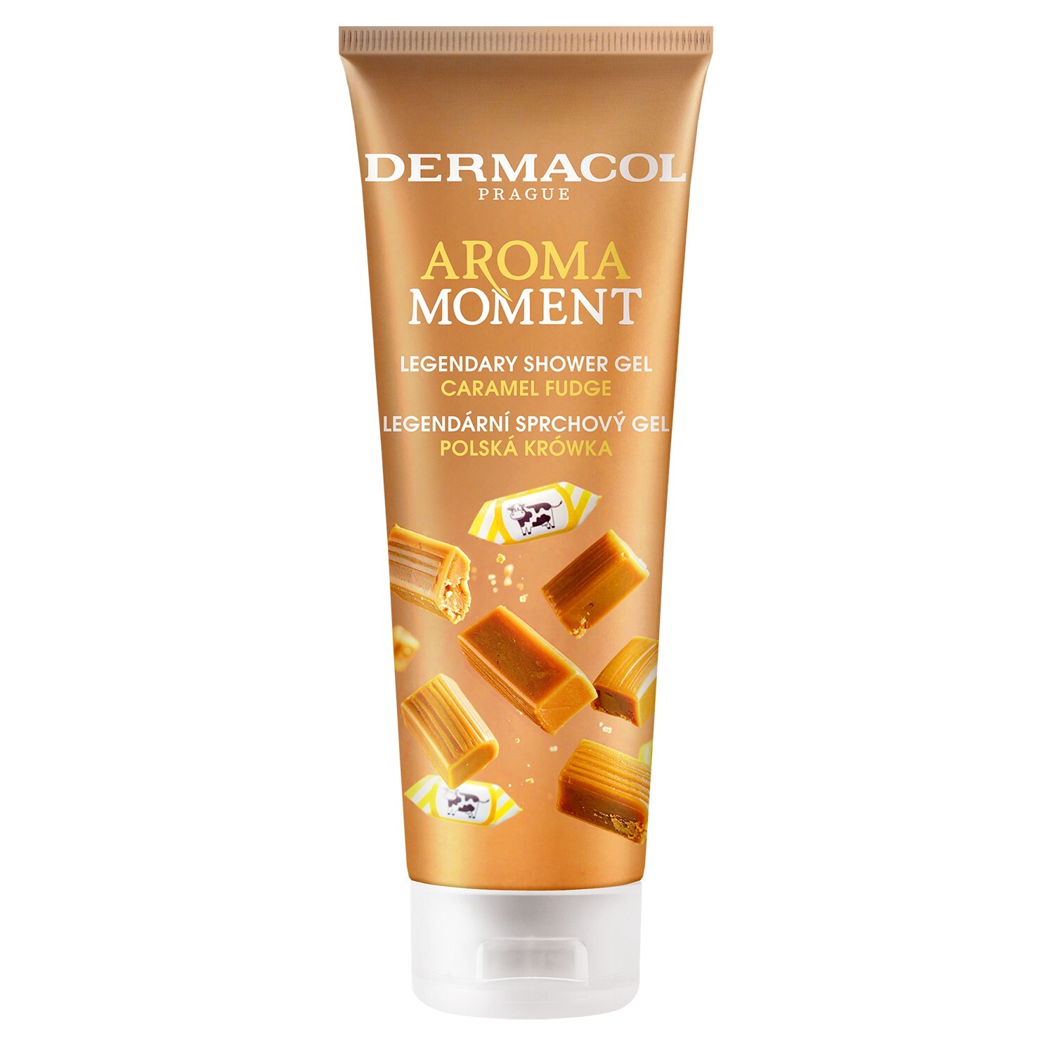 Dermacol Legendárny sprchový gél Aroma Moment Karamelová krówka (Legendary Shower Gél) 250 ml