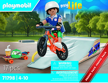 Playmobil 71798 Skateboard s rampou