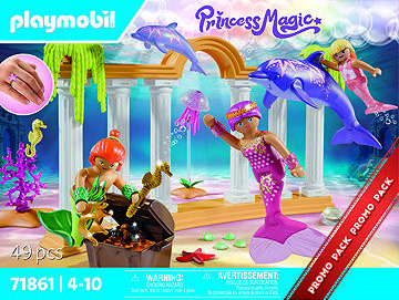 Playmobil 71861 Morské panny s delfínmi a pokladom