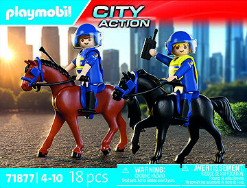 Playmobil 71877 Jazdná polícia