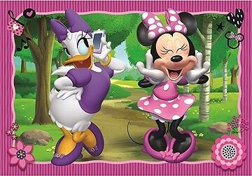 CLEMENTONI Puzzle Minnie a Daisy na prechádzke MAXI 24 dielikov